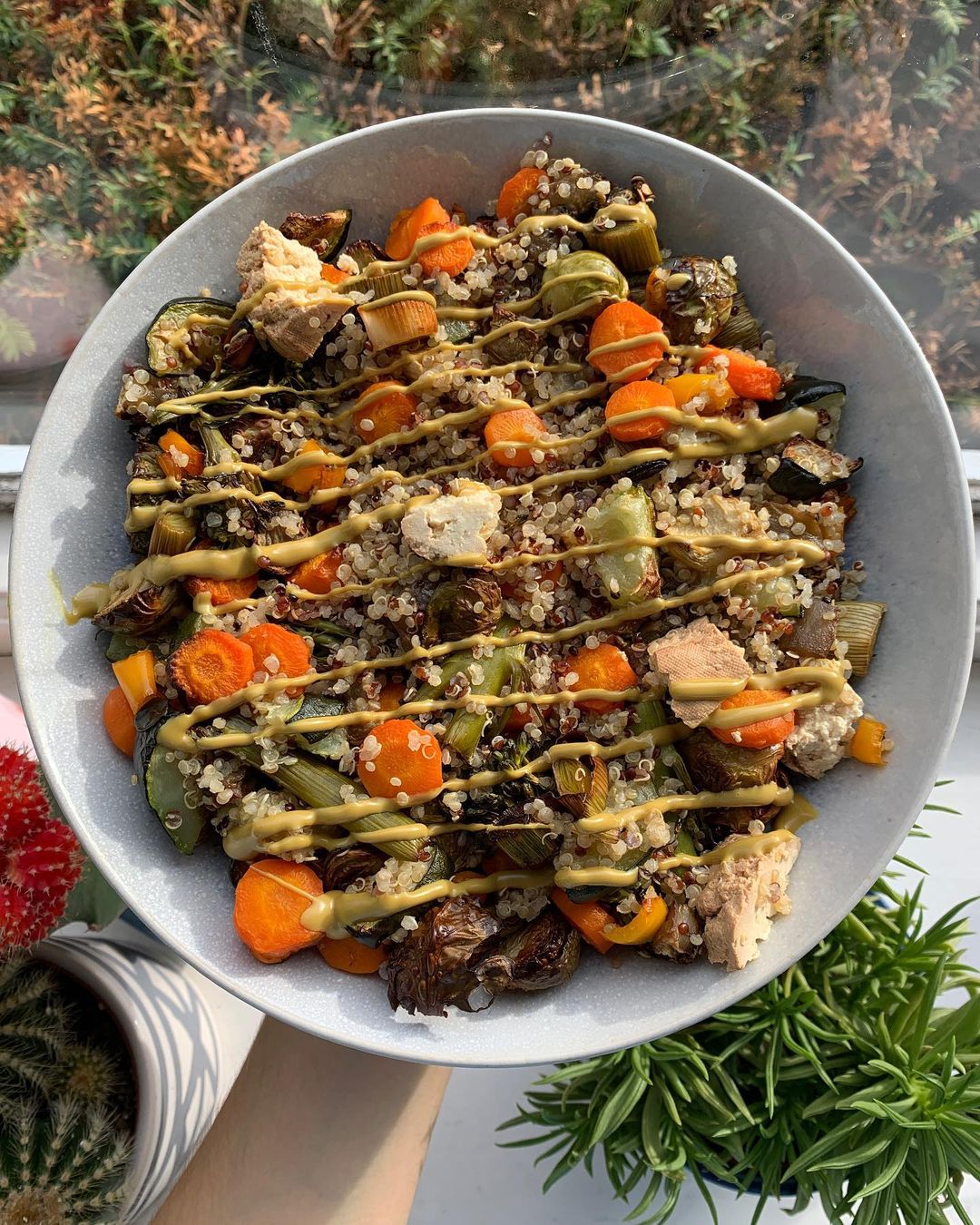 Autumnal Roast Veggie Bowl