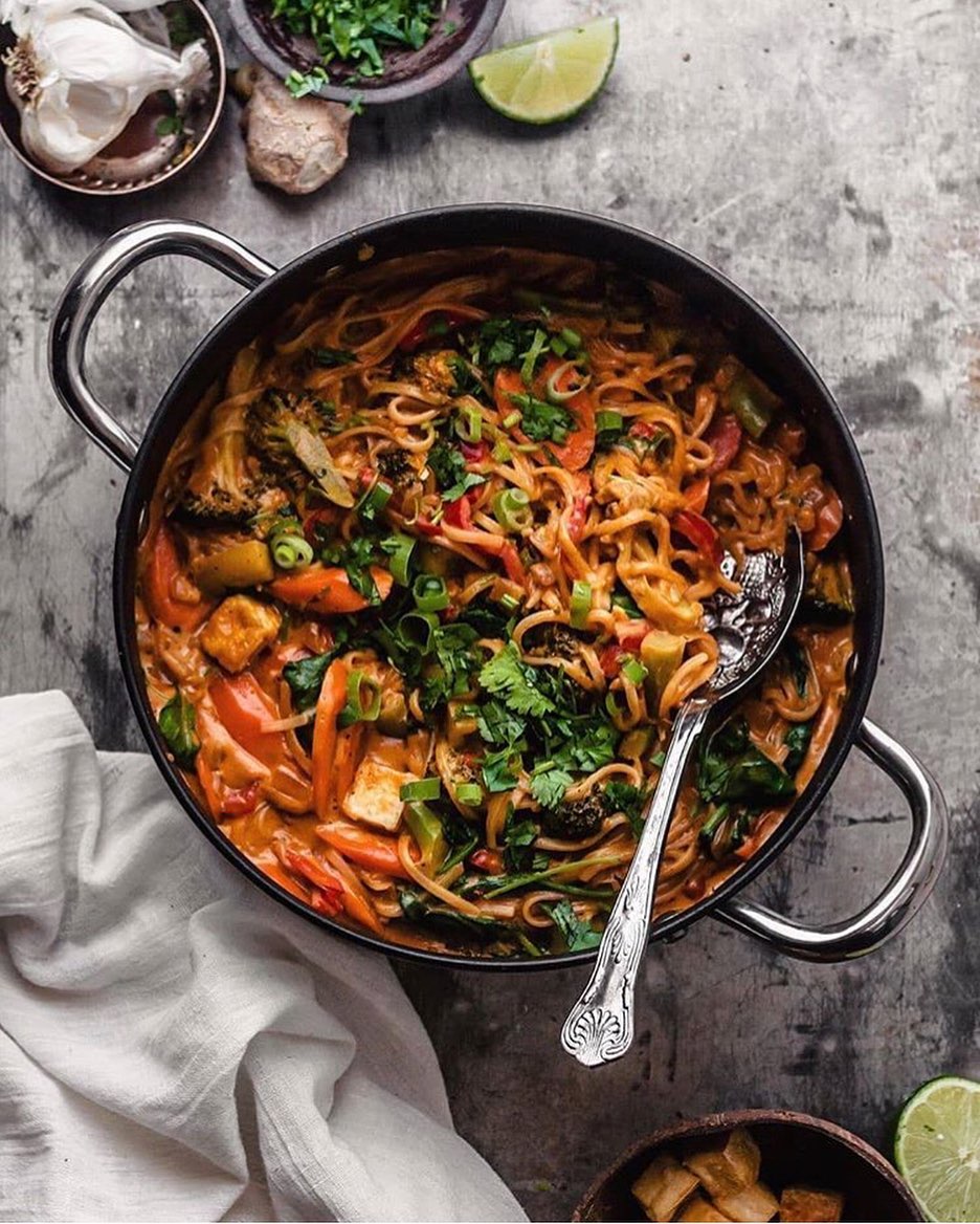 Thai Red Curry Noodles