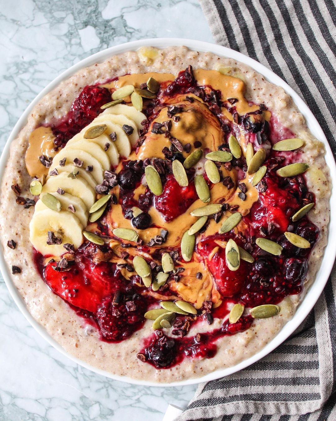 Berry Chia Jam for Breakfast Oats