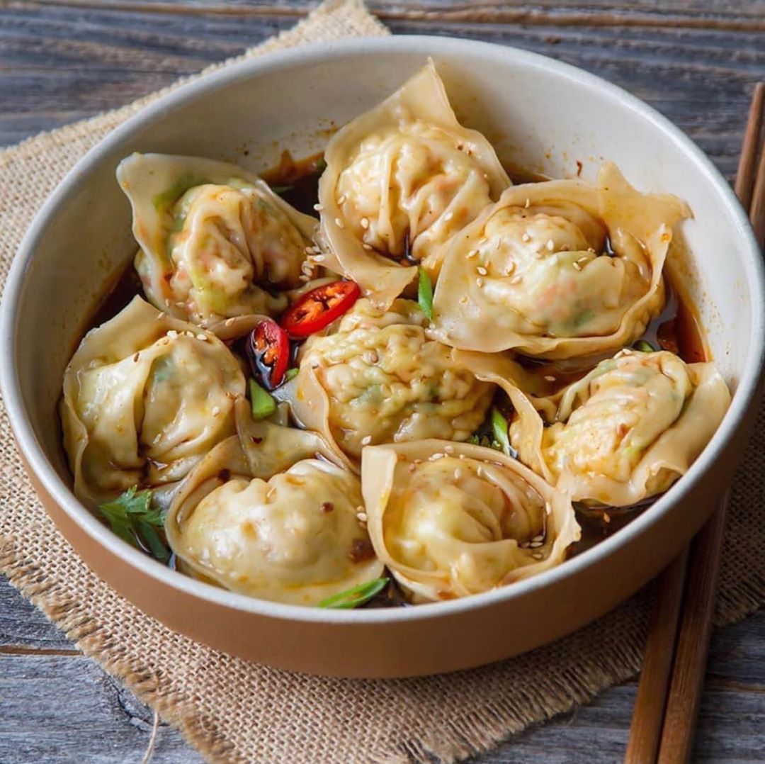 Vegan Chili Oil Dumplings