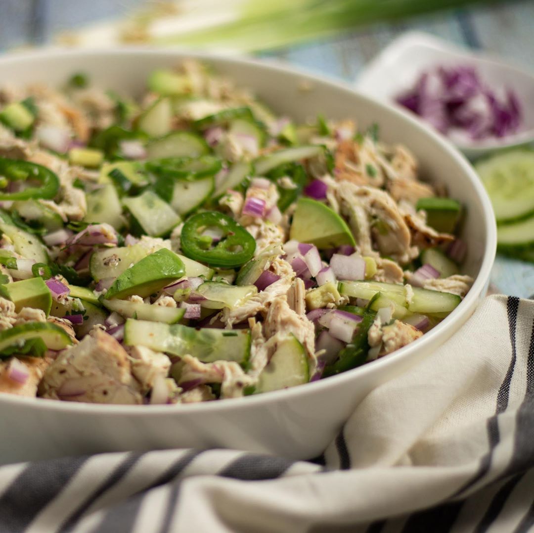 Cucumber Chicken Salad⁠⠀