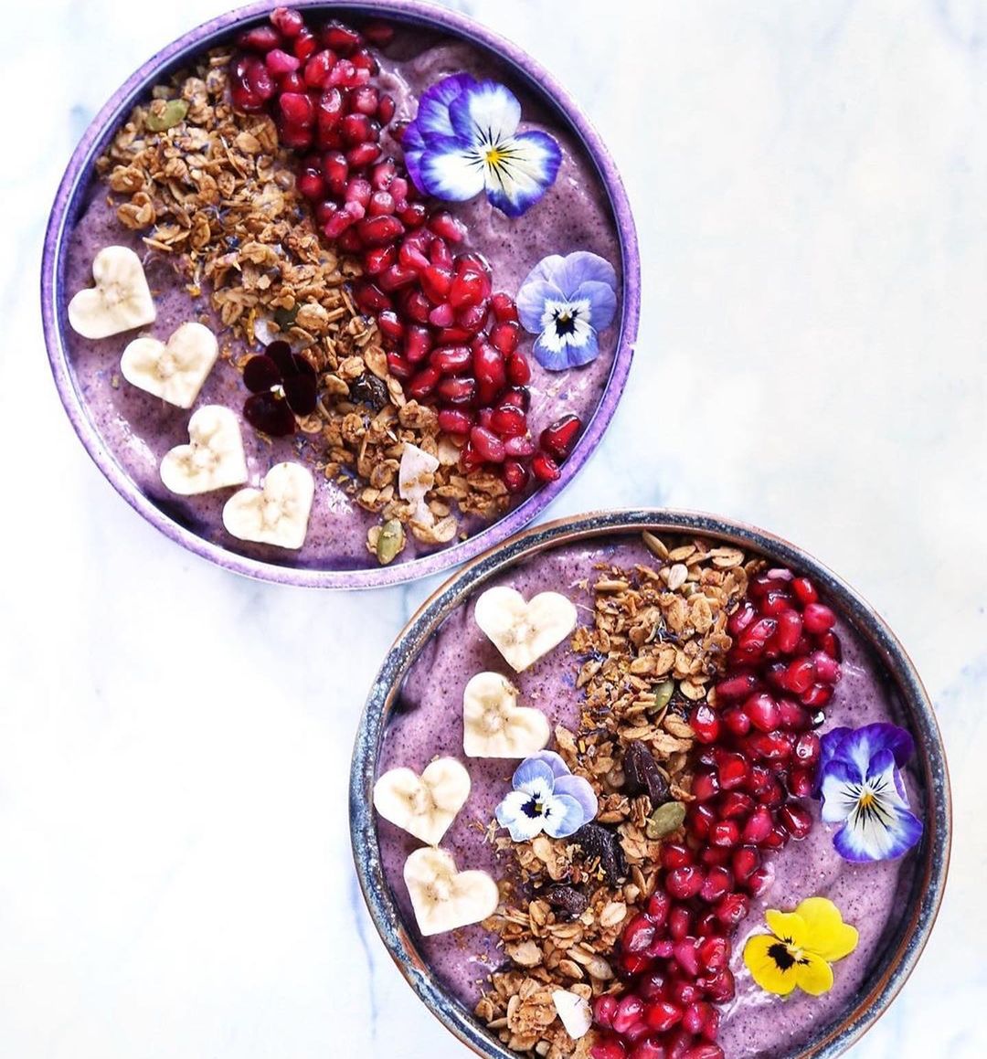 Berry Smoothie with Fruits and Seeds