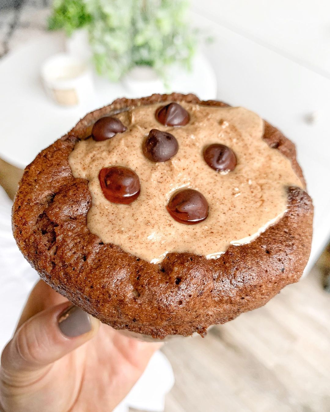 Microwave Brownie Cake for One