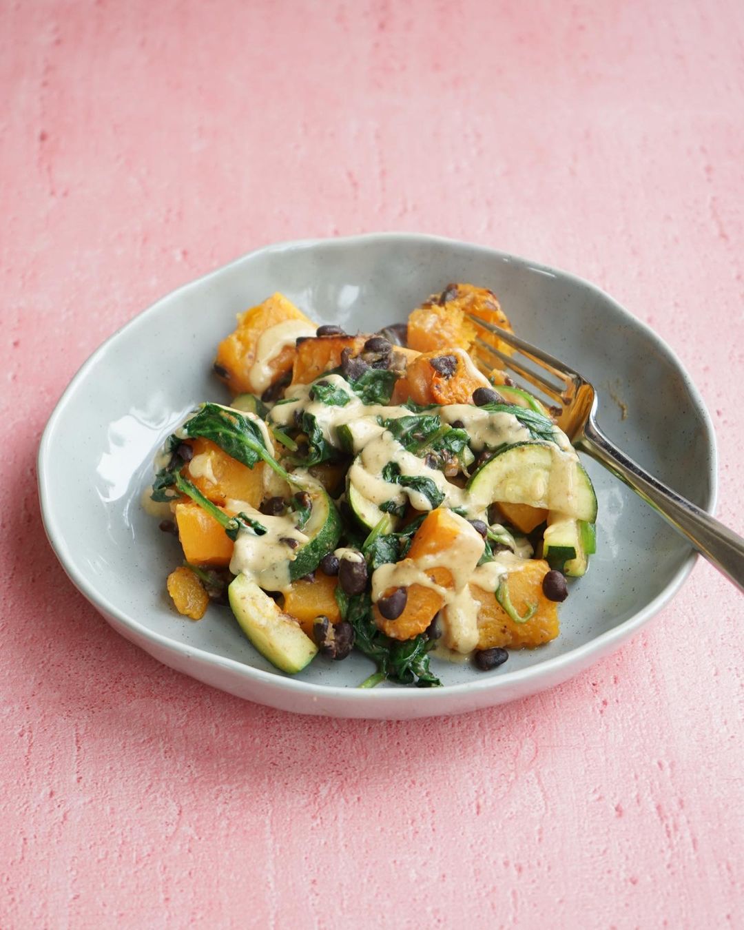 Roasted Butternut Squash and Black Bean Salad