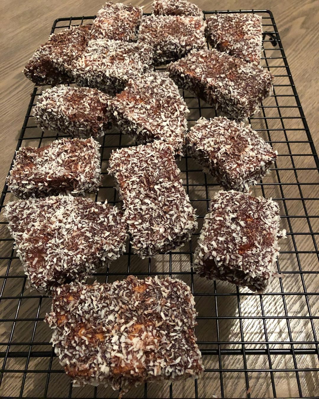 Vegan Gluten-Free Lamingtons with Coconut Coating