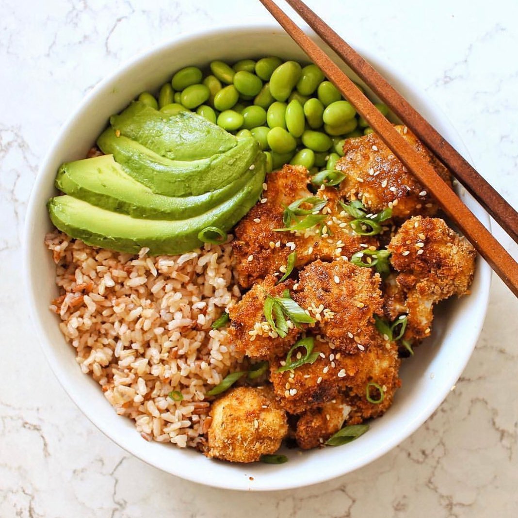 Sesame Cauliflower Wings Bowl