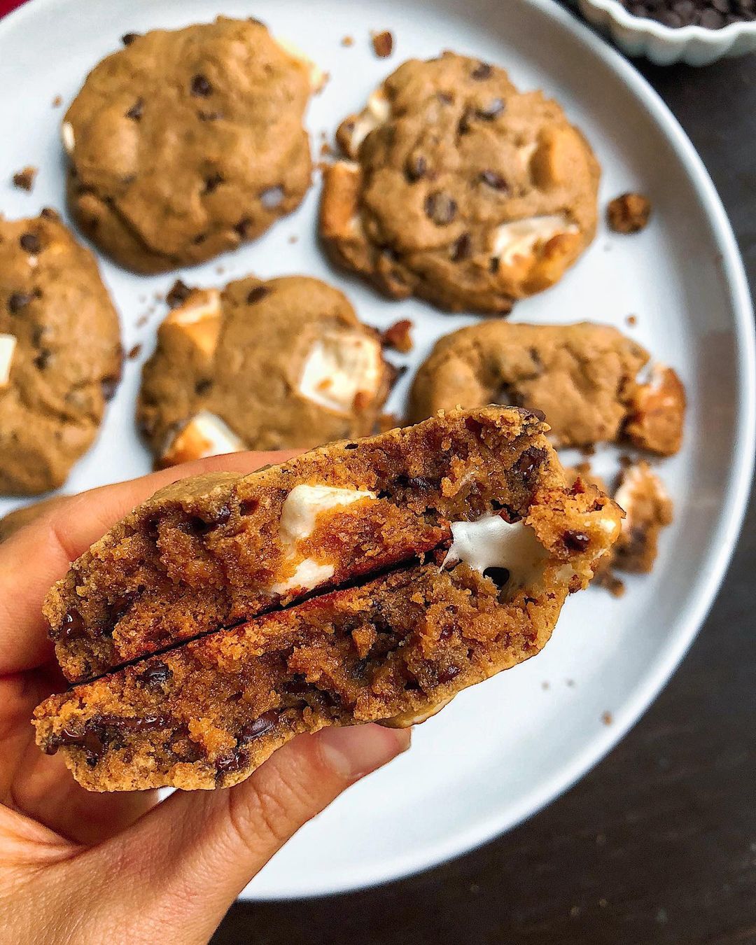 Healthier Gluten-Free S’mores Cookies