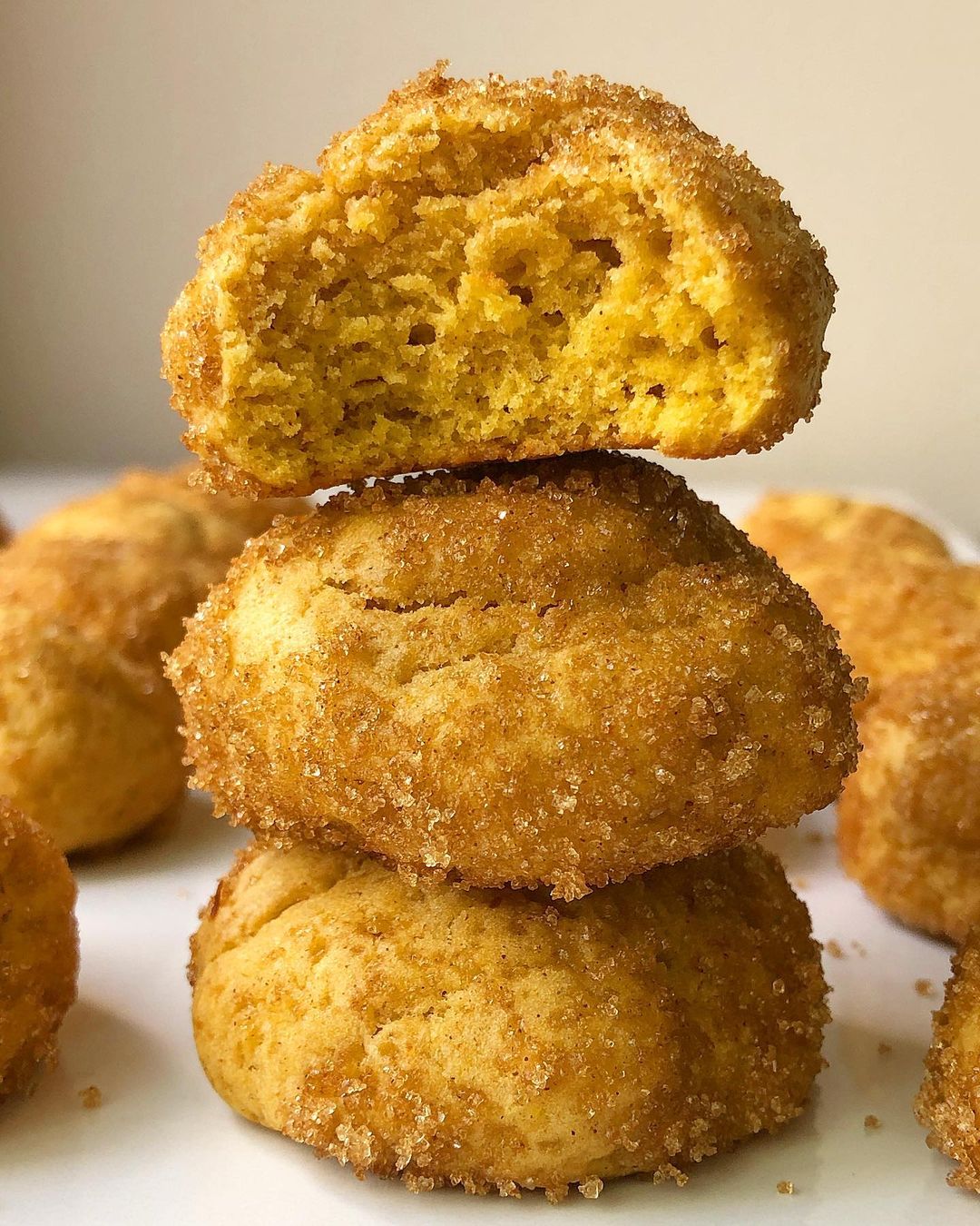 Pumpkin Snickerdoodles with Cinnamon Sugar Flavor