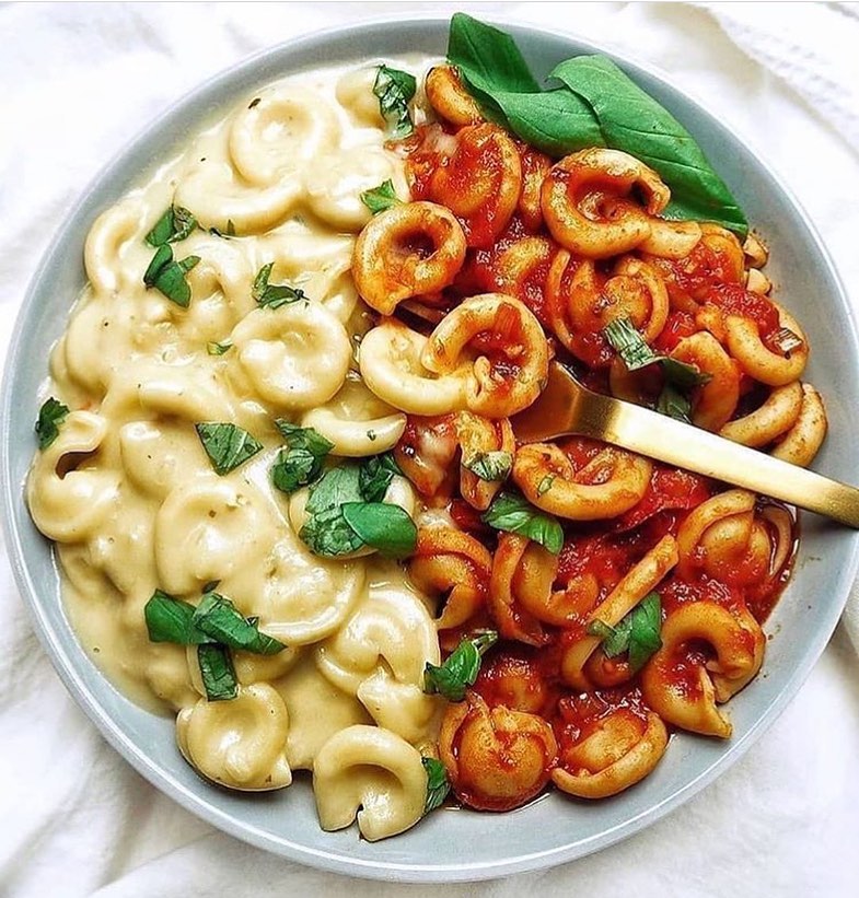 Pasta with Tomato and Cream Sauce