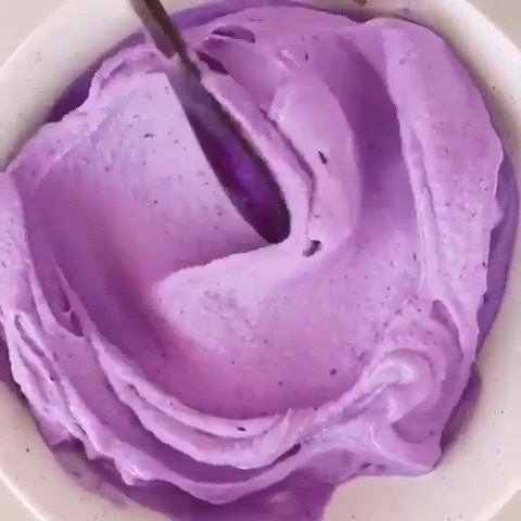 Purple Mango and Banana Nice Cream