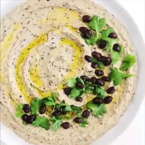 Black Bean Hummus with Cilantro and Jalapeño