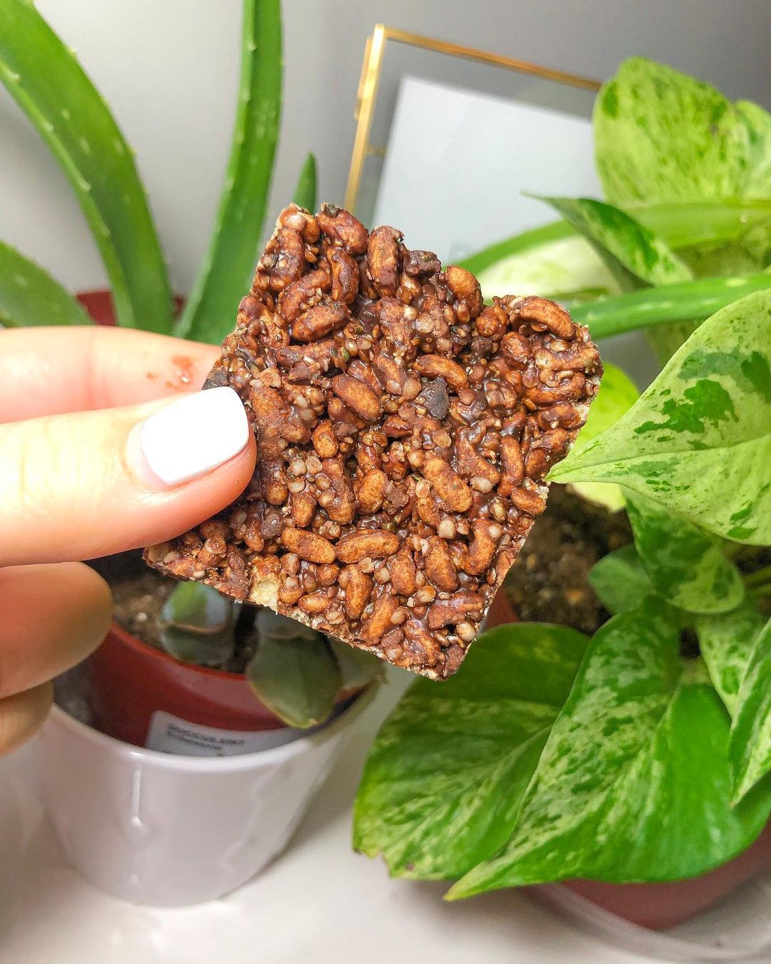 Healthy Chocolate Rice Puffs Treats