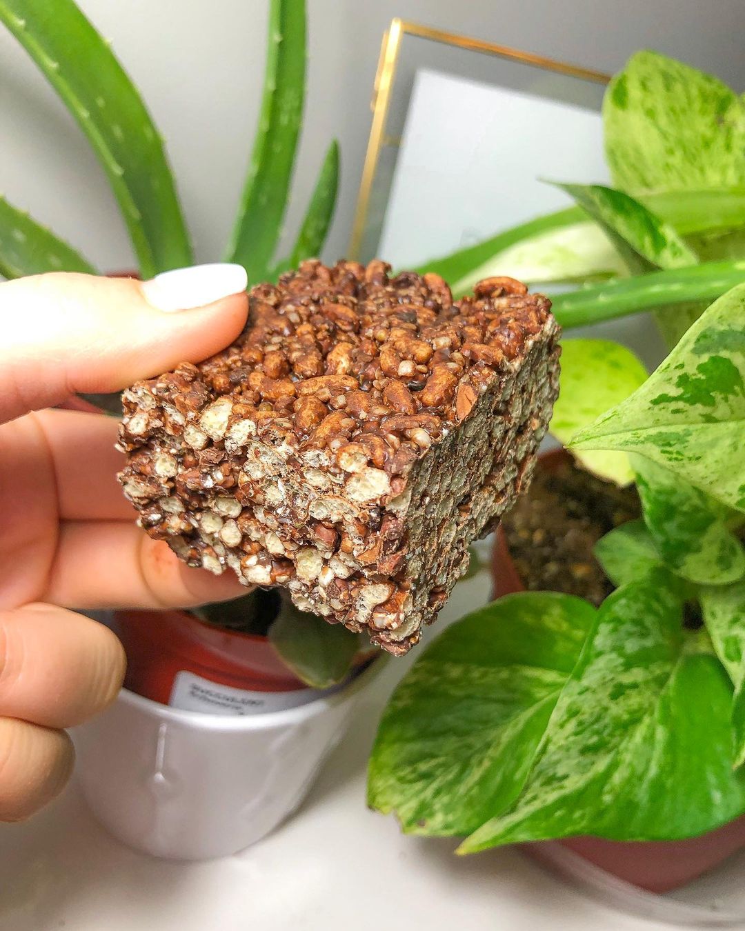 Healthy Chocolate Rice Puffs Treats