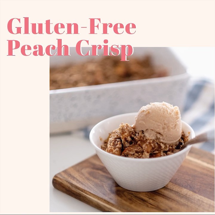 Easy Gluten-Free Peach Crisp