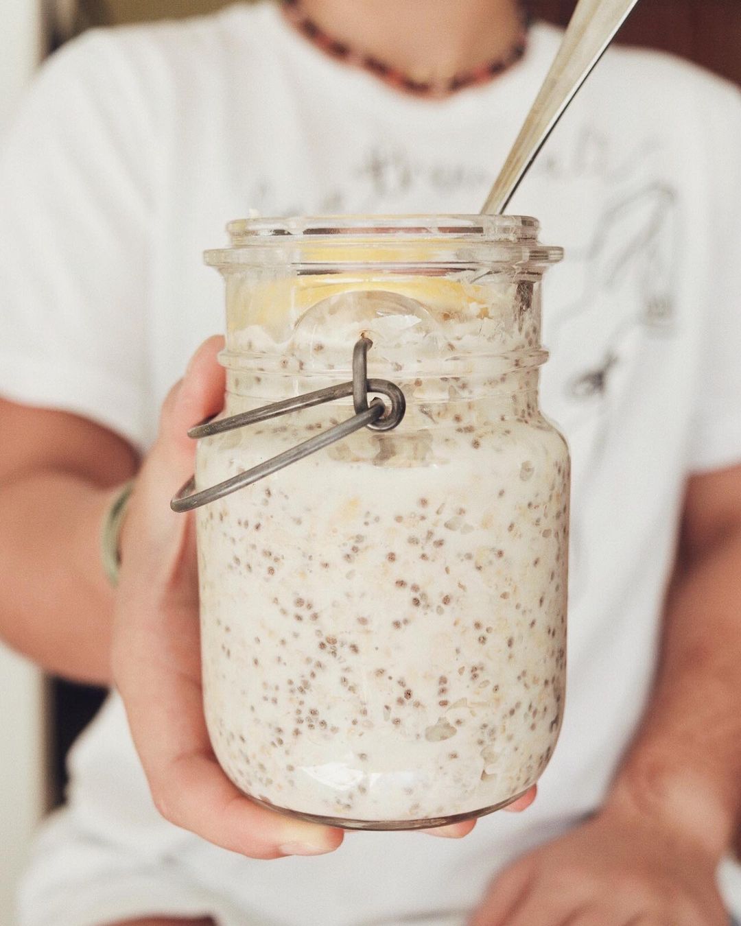 Lemon Coconut Chia Overnight Oats