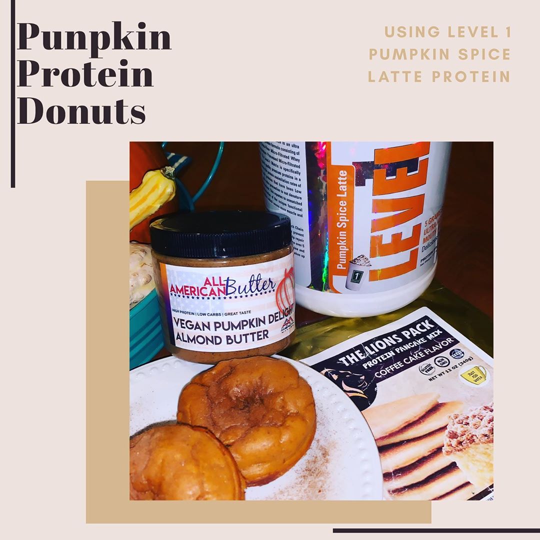 Pumpkin Spice Protein Donuts
