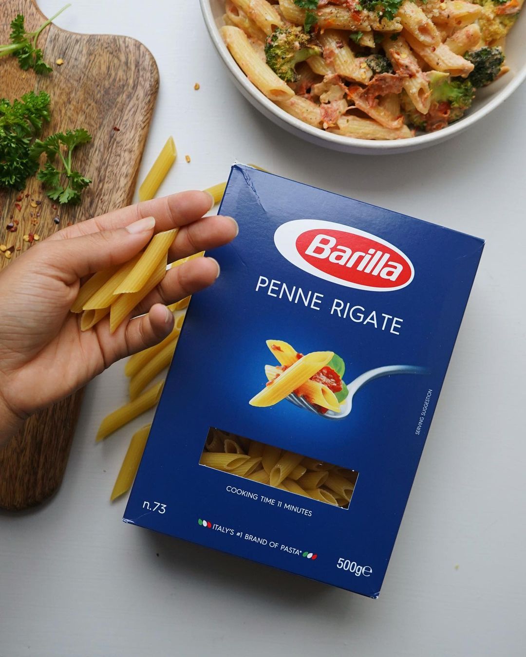 Creamy Sun-Dried Tomato Pasta with Broccoli