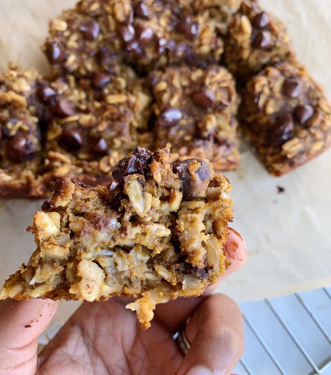 Pumpkin Chocolate Chip Breakfast Bars