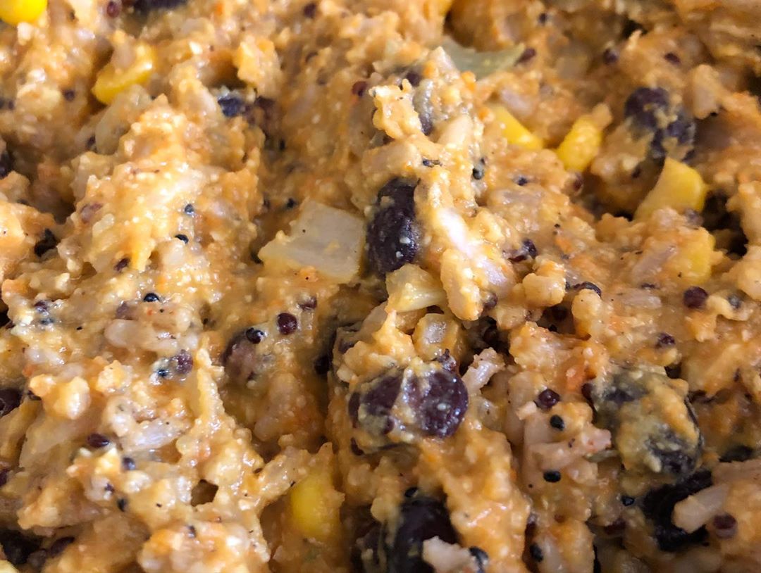Mexican Stuffed Peppers with Vegan Nacho Cheese