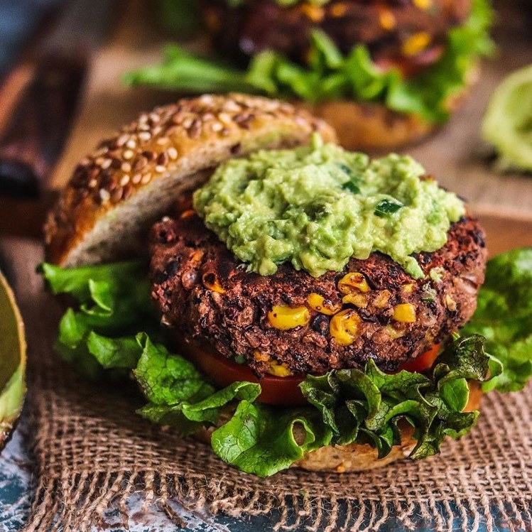 Vegan Black Bean Burger