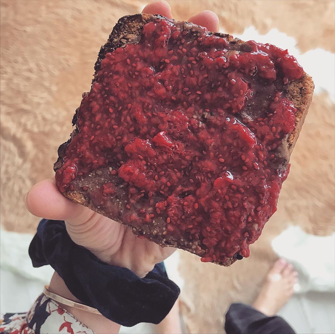 Fresh Raspberry Chia Seed Jam