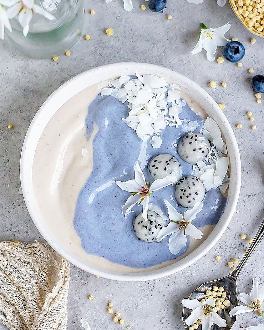 Vegan Nicecream Smoothie Bowl Breakfast