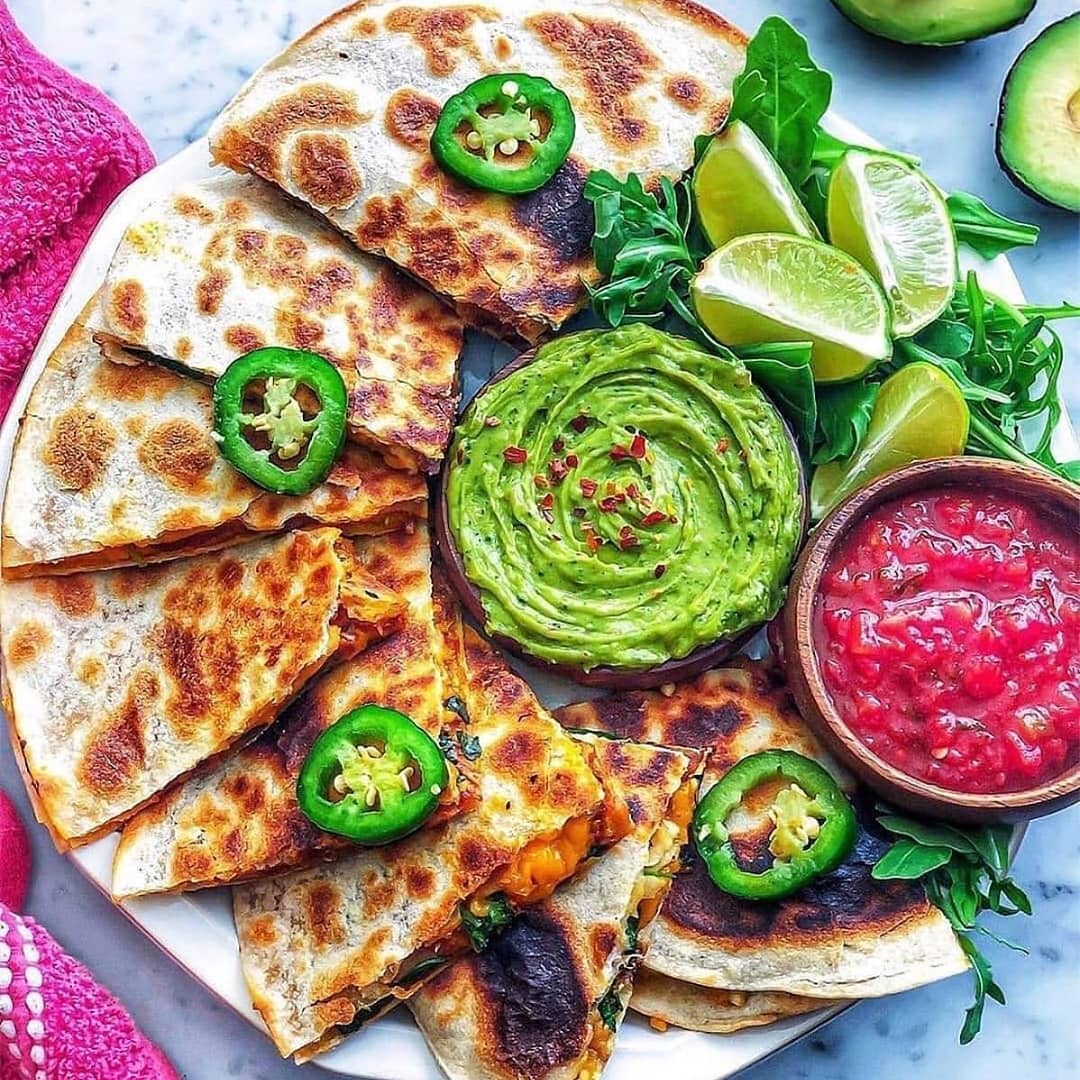 Delicious Veggie Quesadillas with Grilled Vegetables