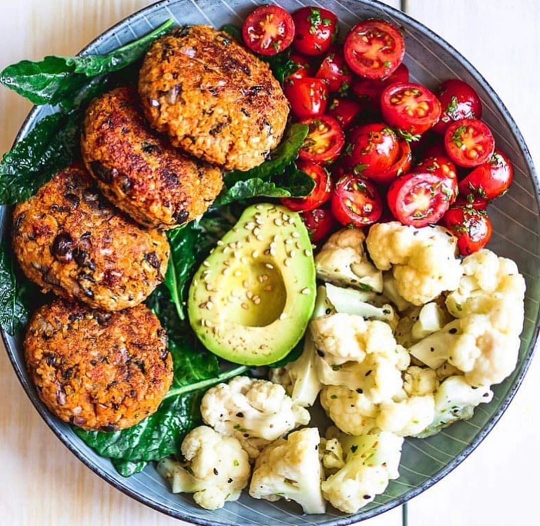 Millet and Black Bean Burgers
