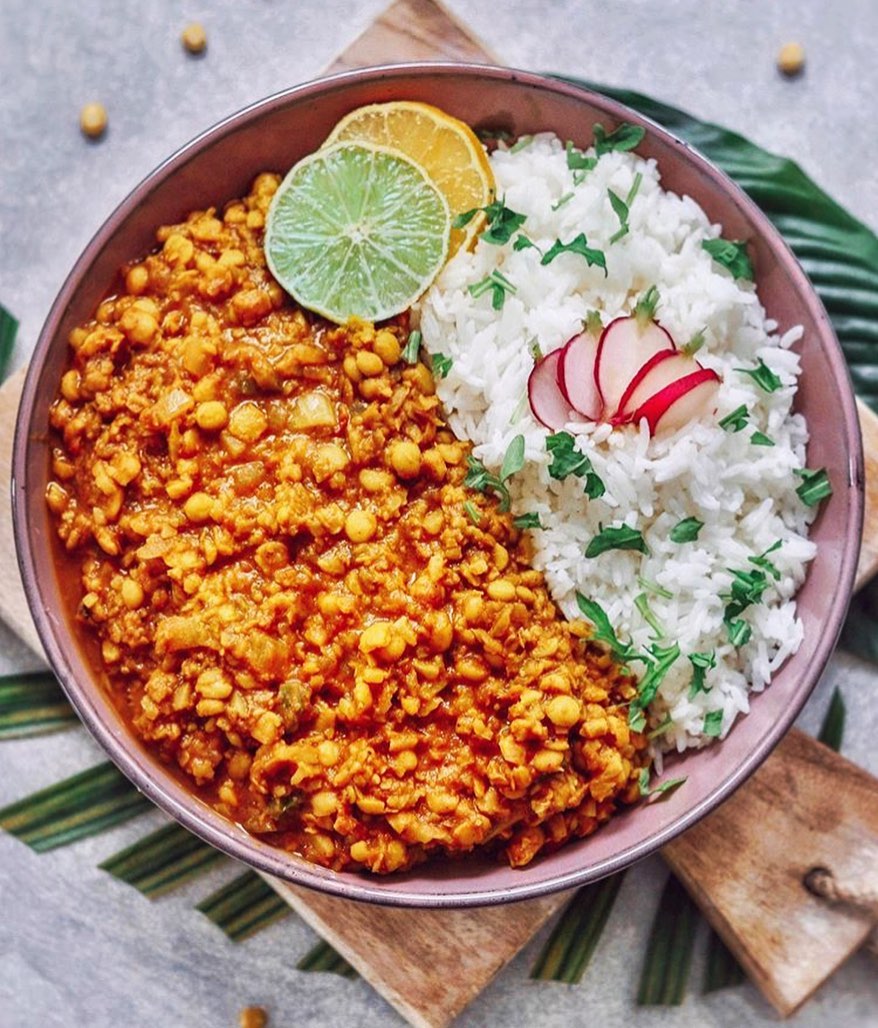 Easy Chana Dal with Basmati Rice