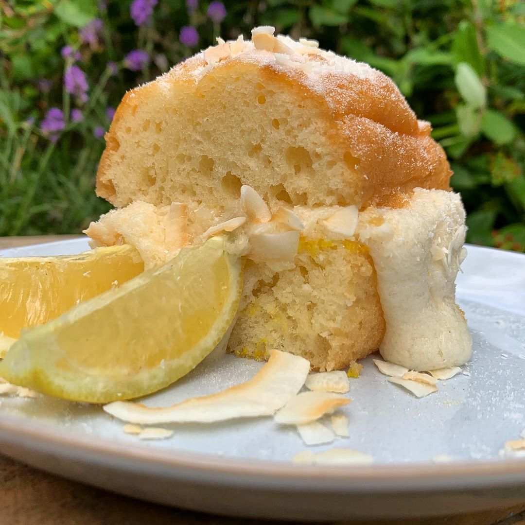 Lemony Coconut Muffin