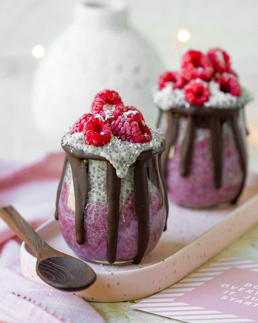 Creative Chia Seed Pudding for Breakfast Art