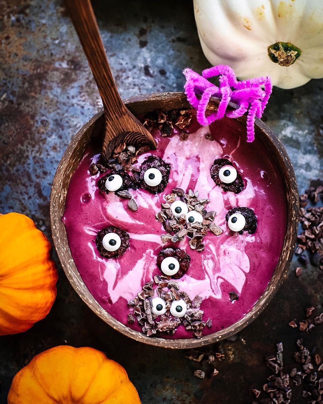 Purple Blackberry Acai Swamp Smoothie Bowl