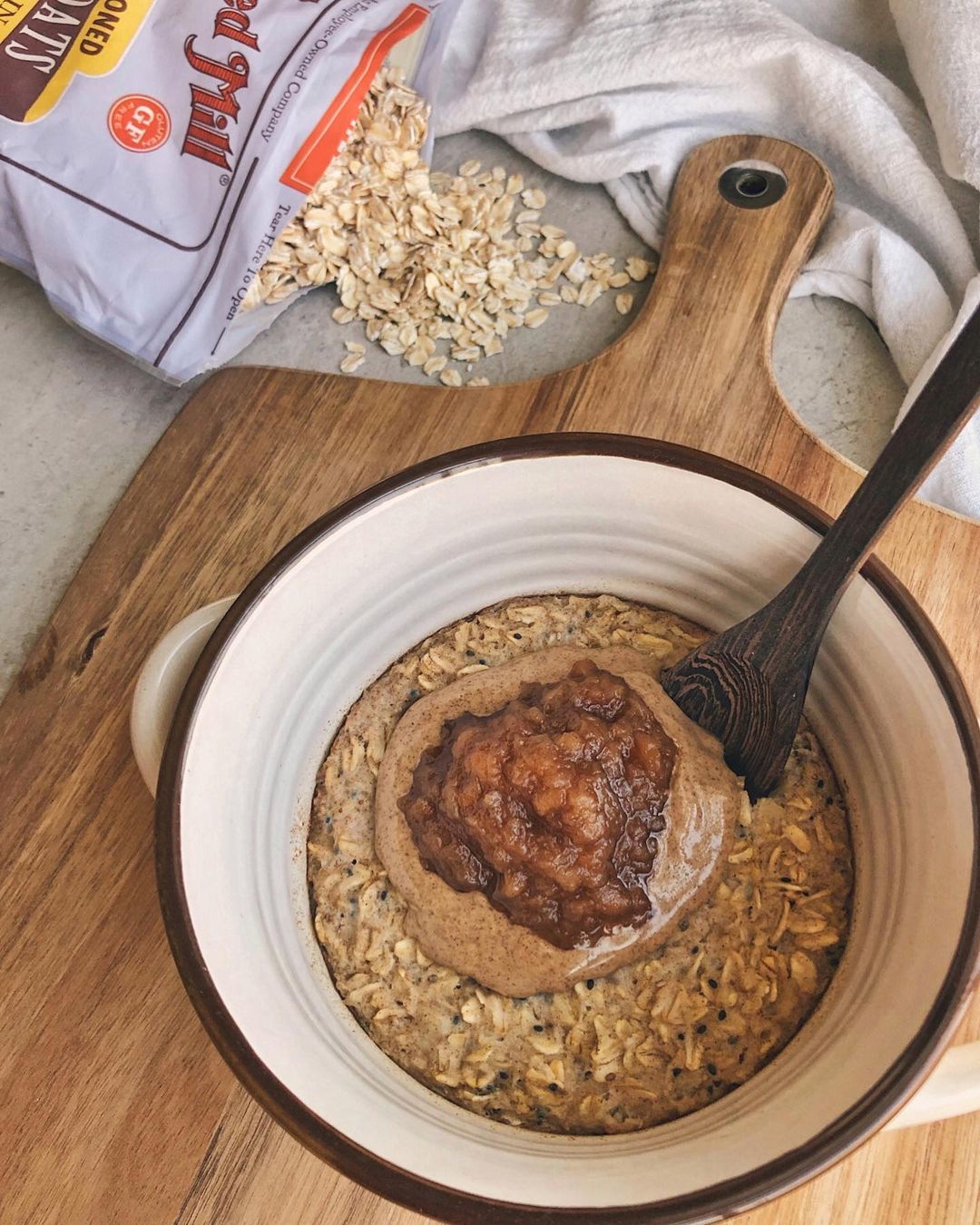 Warm Fall Baked Oats with Fruits and Nuts