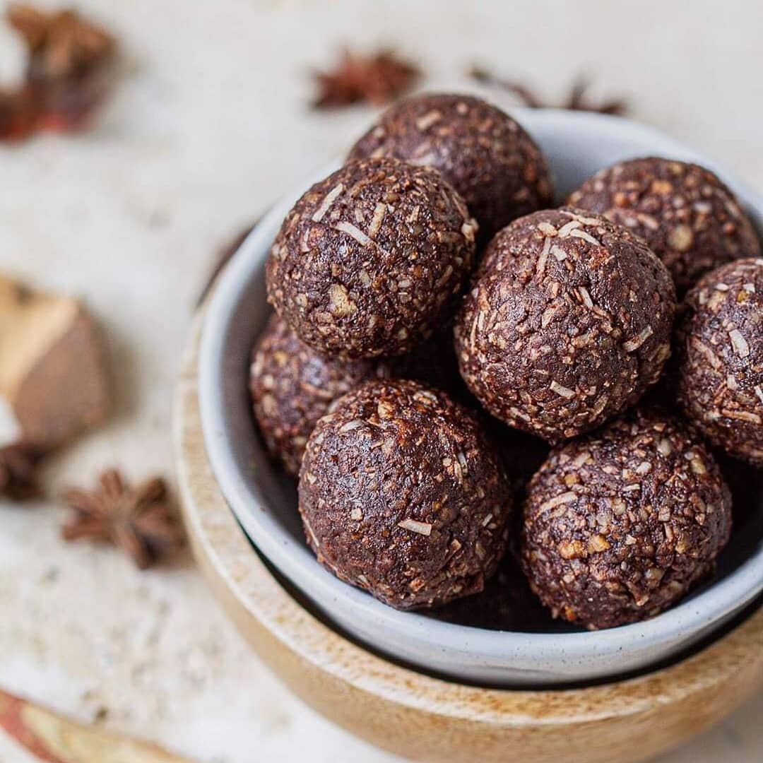 Tasty Brownie Bites with Walnuts and Almonds