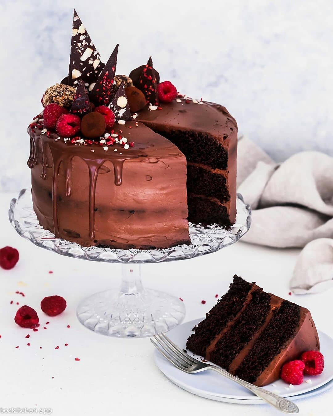 Delicious Vegan Chocolate Layer Cake