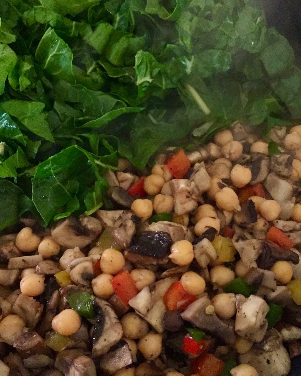Easy Vegan Chickpea Sauté Bowl