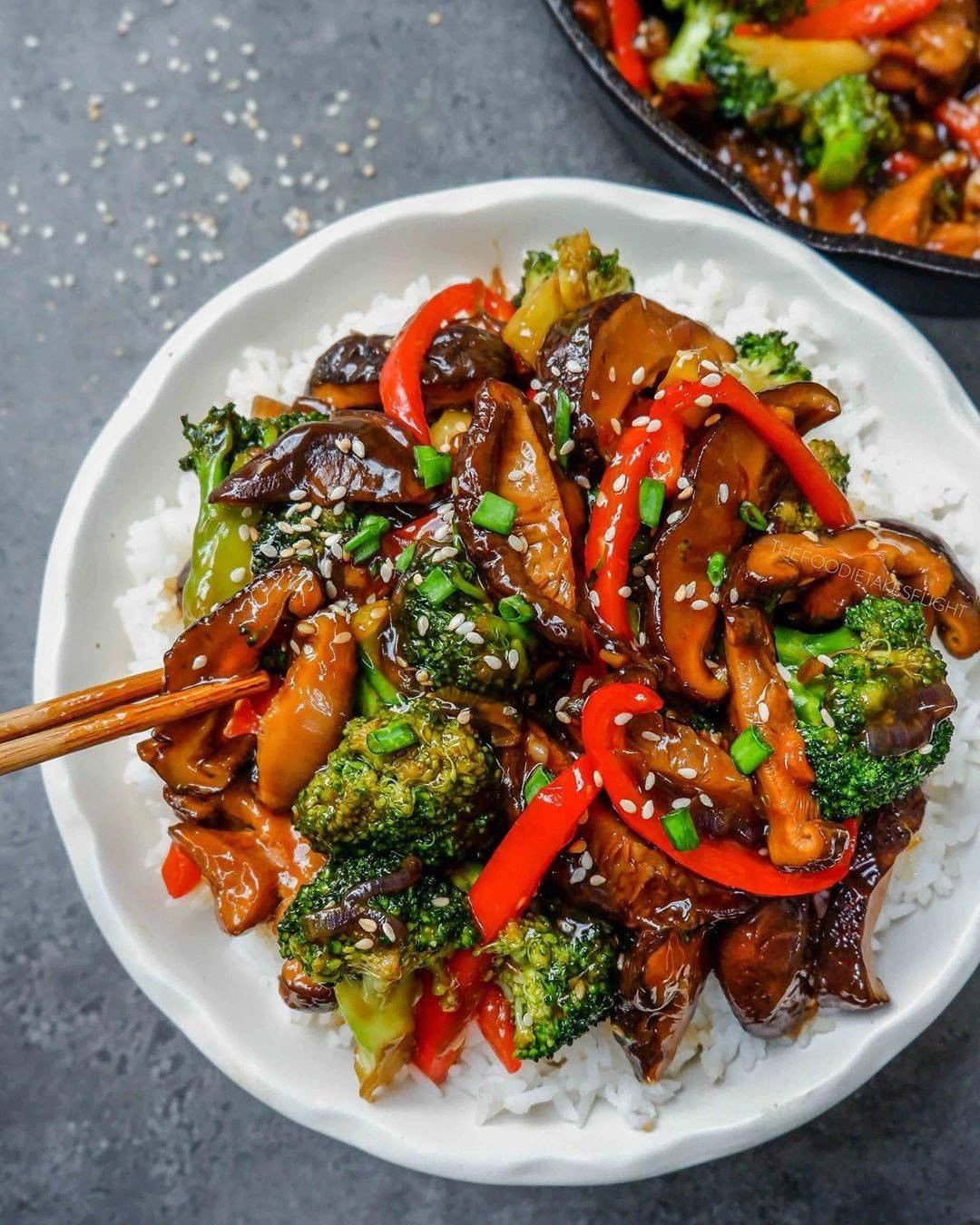 Vegan No Beef and Broccoli Stir-Fry