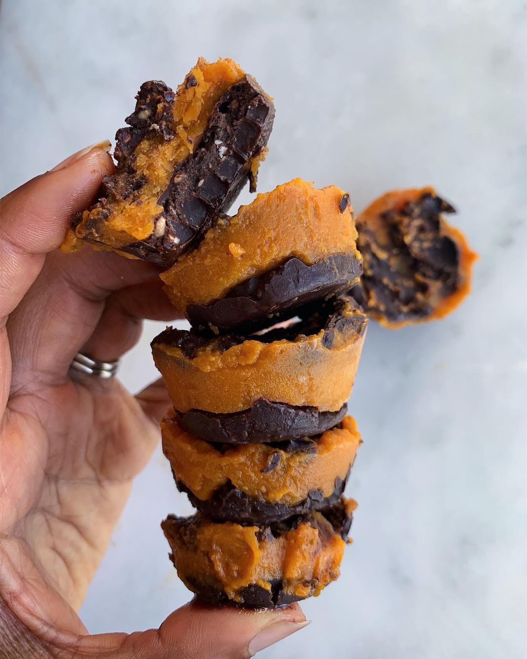 Festive Halloween Fudge Cups Treat