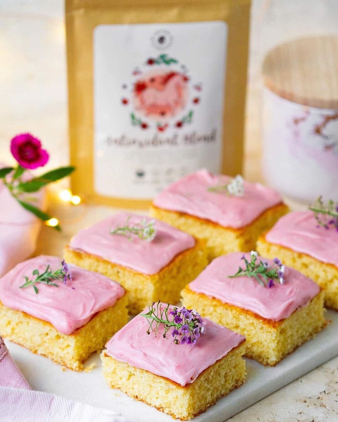Spring Inspired Coconut Slice