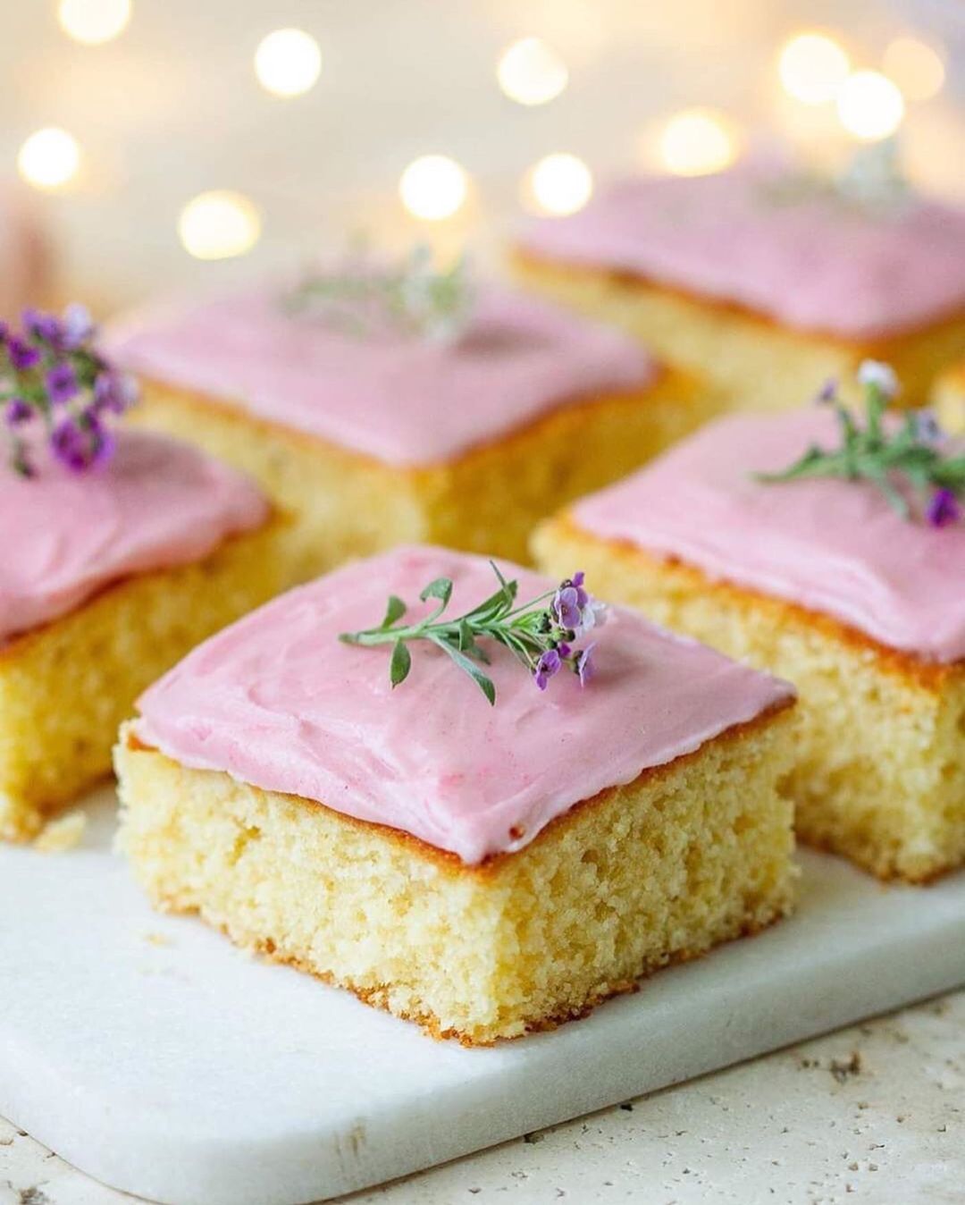 Spring Inspired Coconut Slice