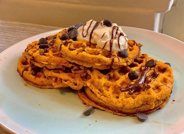 Gluten Free Dairy Free Paleo Pumpkin Waffles