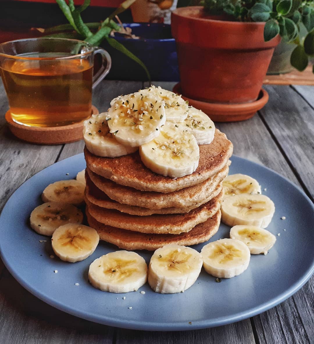 Oat and Quinoa Flour Pancakes