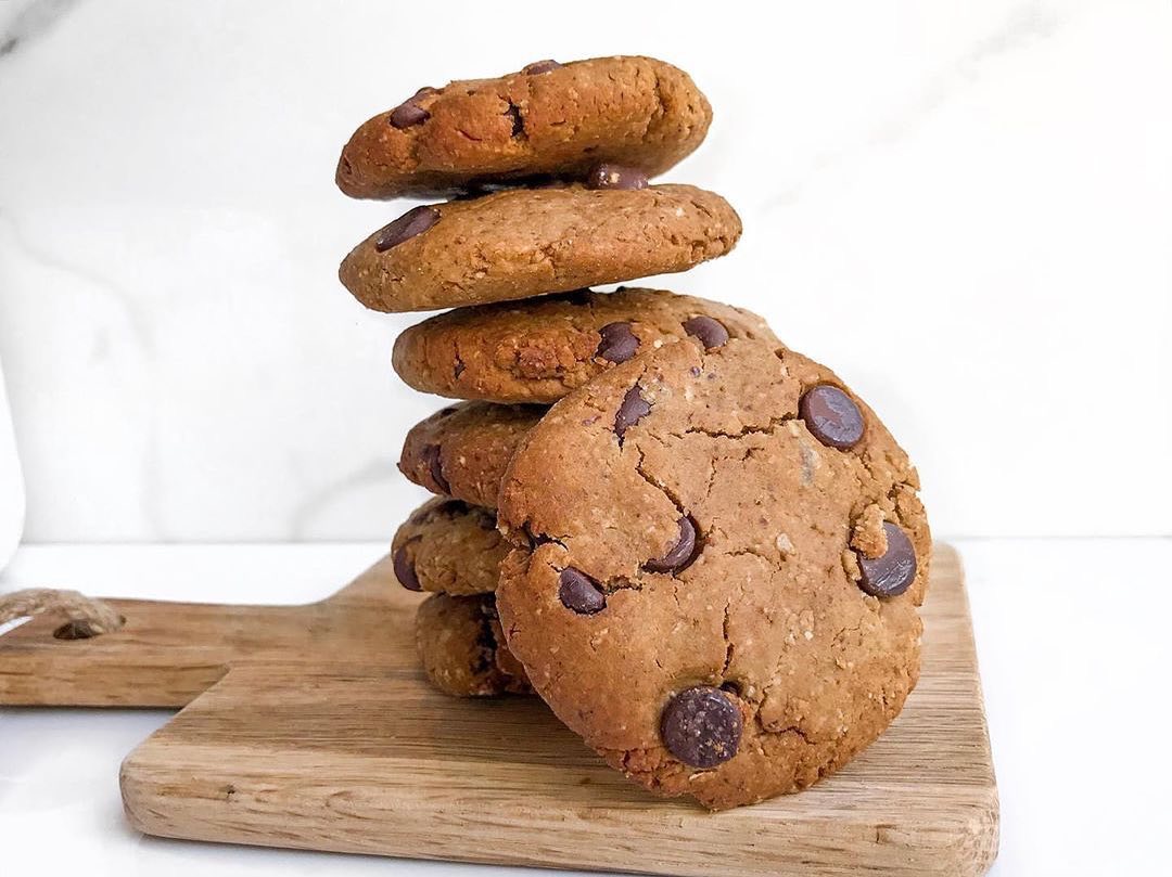 Vegan Protein Chocolate Chip Cookies
