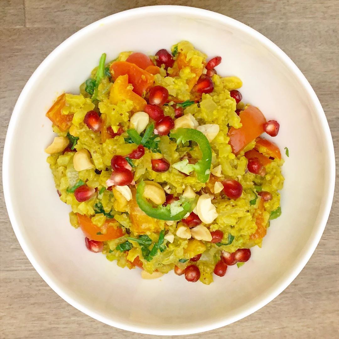 Fall Turmeric Cauli Rice Bowl