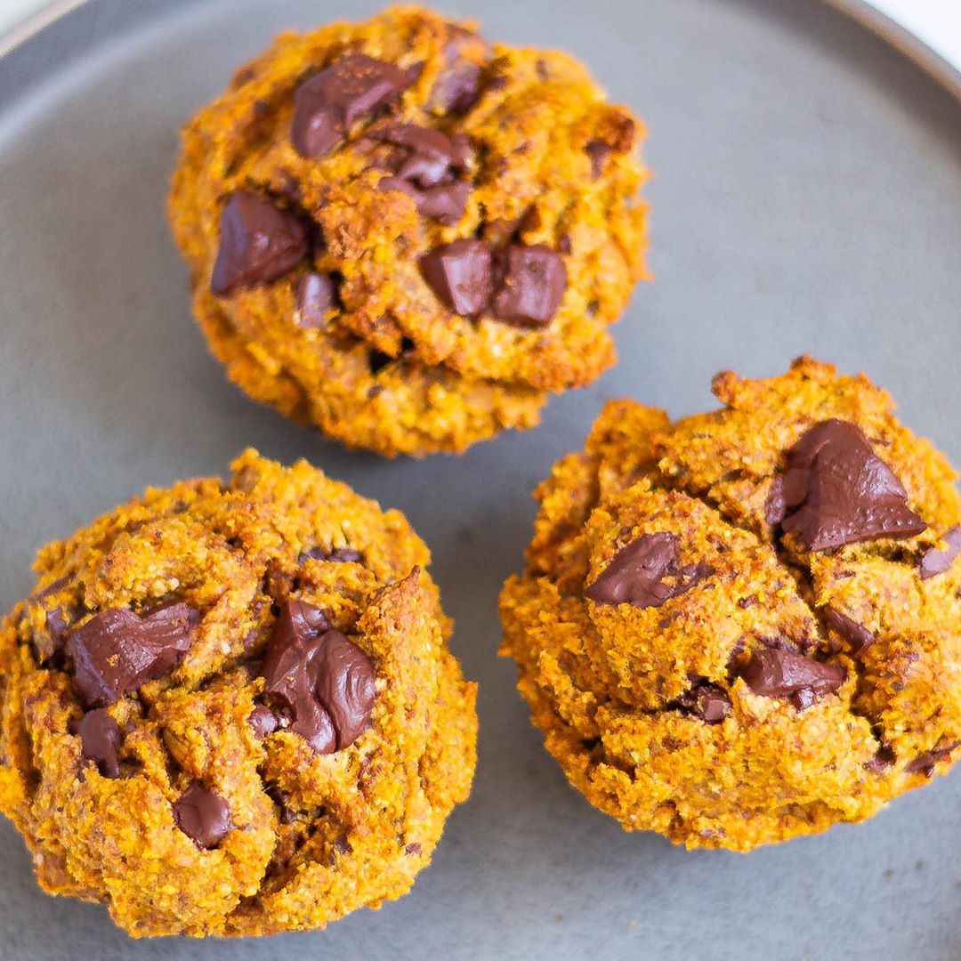 Healthy Vegan Gluten Free Pumpkin Spiced Mini Muffins