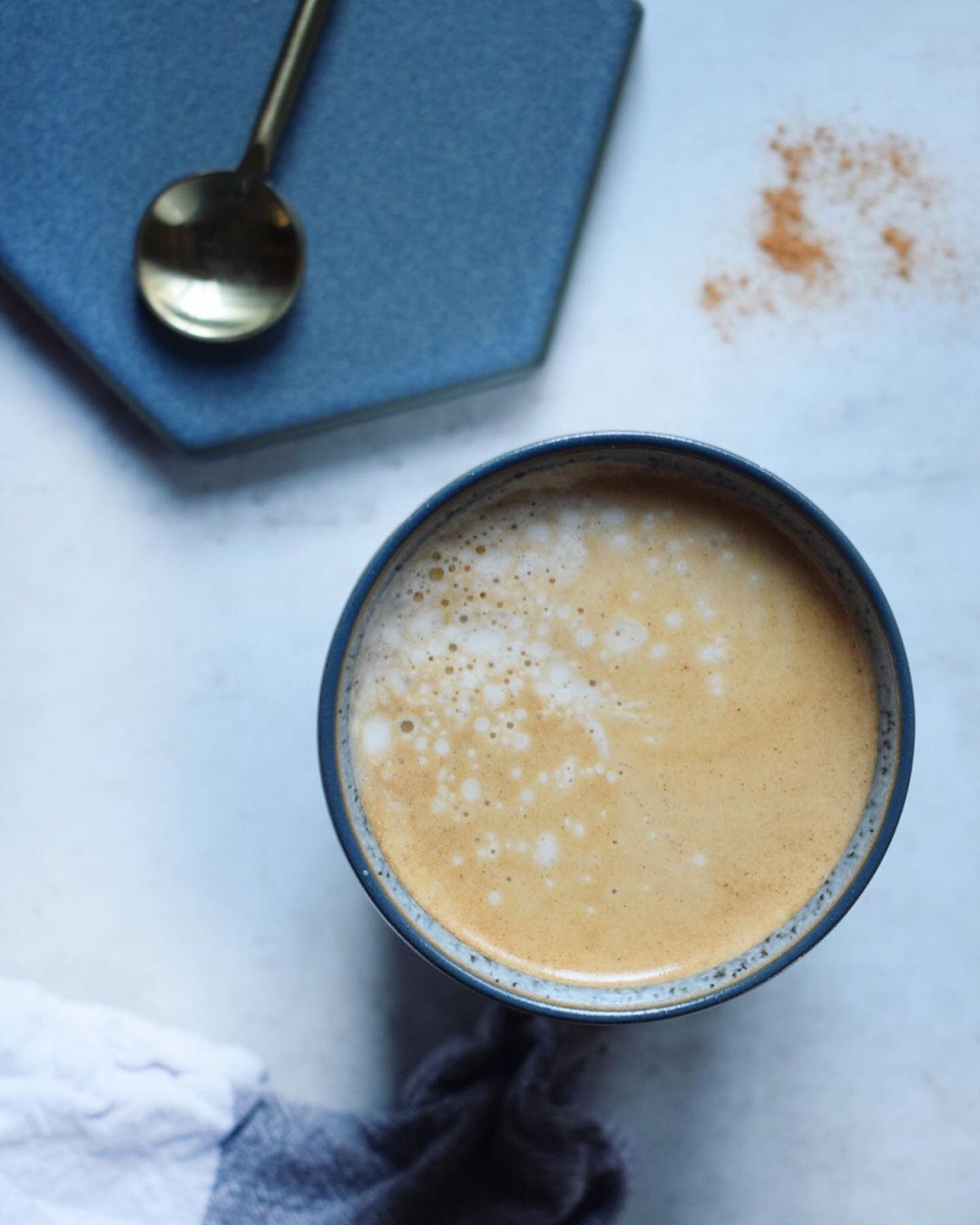 Starting My Morning Right with a Pumpkin Latte