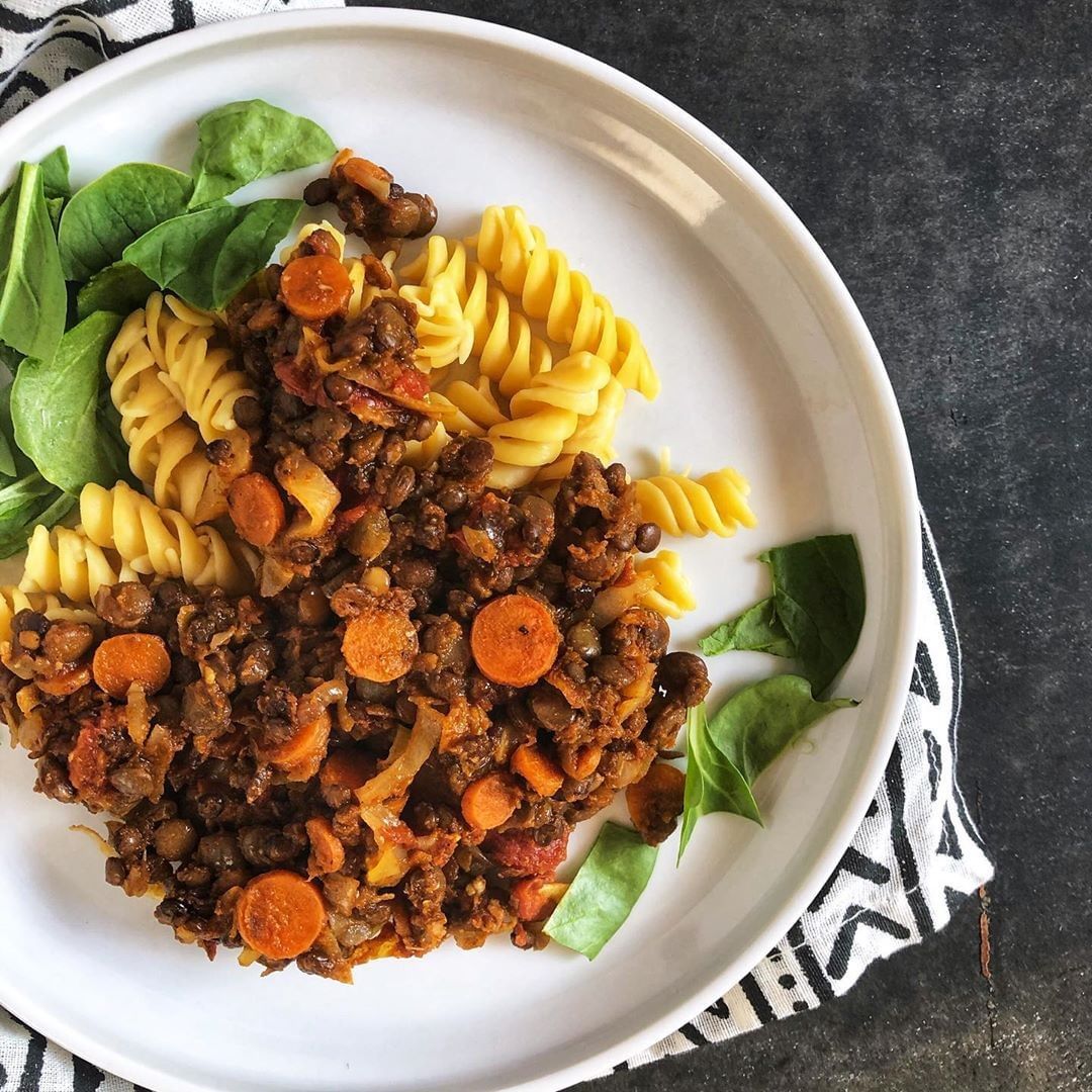 Pumpkin Lentil Taco Mac
