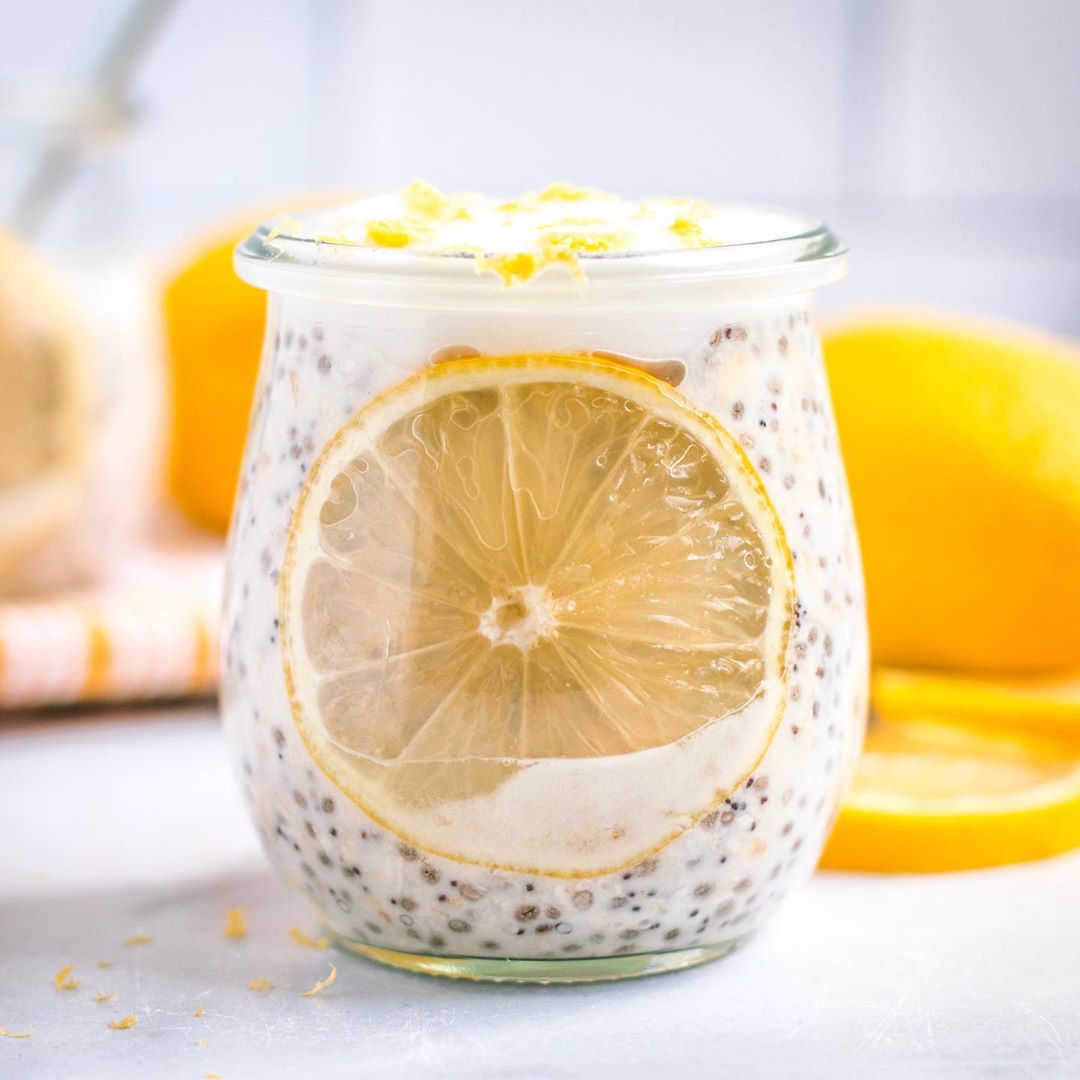 Lemon Poppyseed Overnight Oats Breakfast Idea