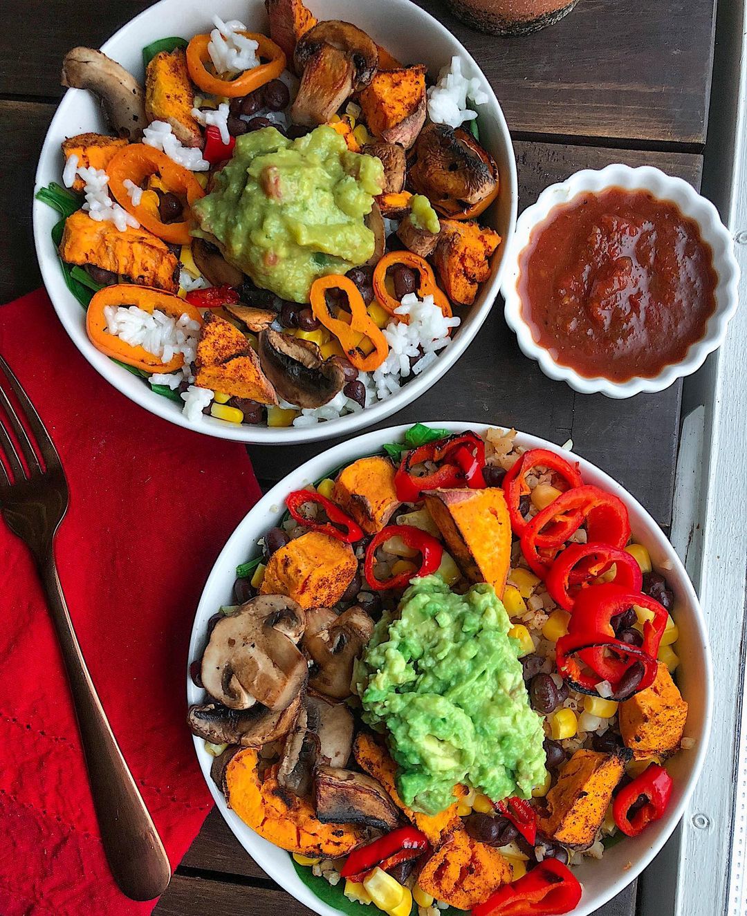 Tasty Cauliflower Rice Taco Bowls with Veggies