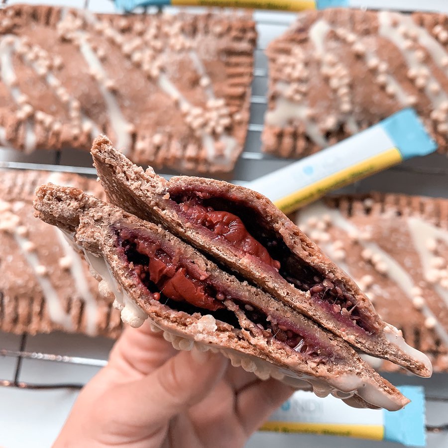 Chia Jam Filled Coffee Pop Tarts